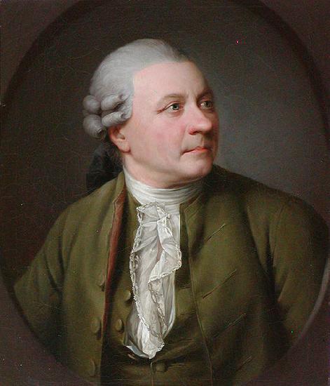 Jens Juel Portrait of Friedrich Gottlieb Klopstock (1724-1803), German poet France oil painting art